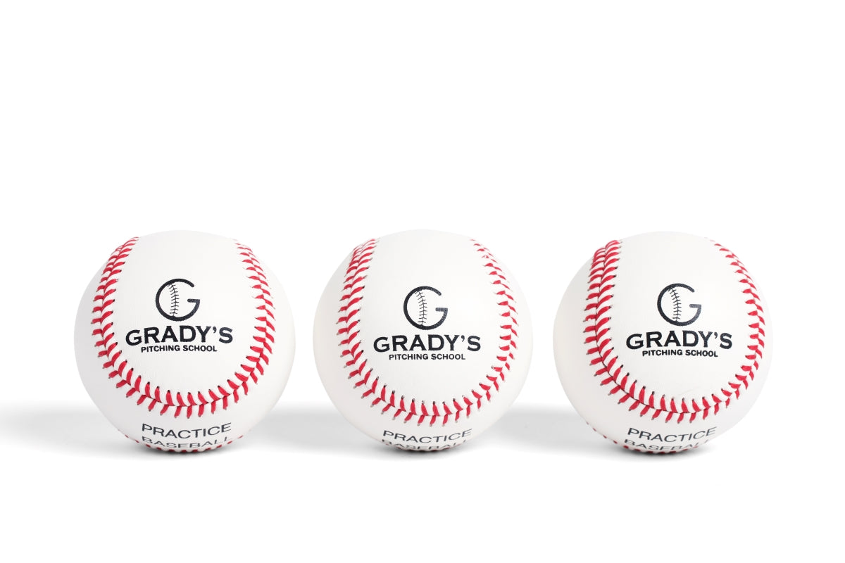 Genuine Leather Practice Baseballs 10 dozen Grady's Pitching